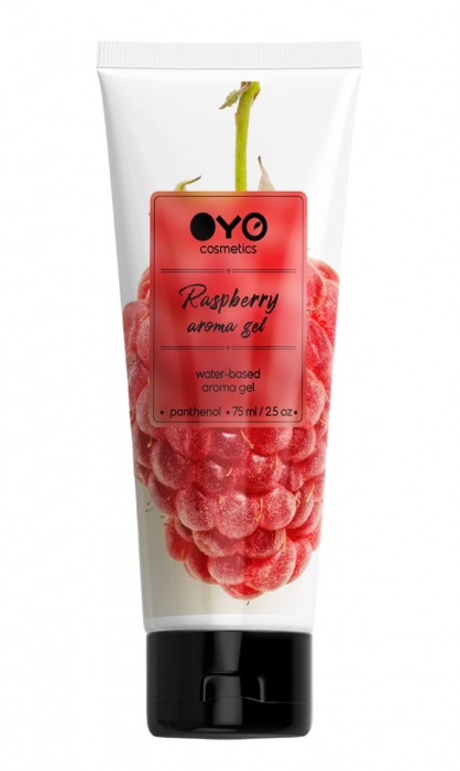 Лубрикант на водной основе OYO Aroma Gel Raspberry с ароматом малины - 75 мл. - OYO - купить с доставкой в Новочебоксарске