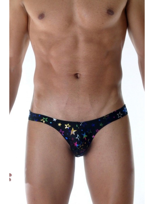 Сексуальные мужские трусы-слипы с разноцветными звездами - Don Moris купить с доставкой