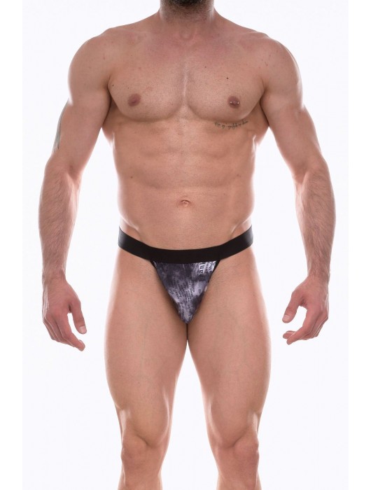 Темно-серые мужские трусы-тонги с принтом - Don Moris купить с доставкой