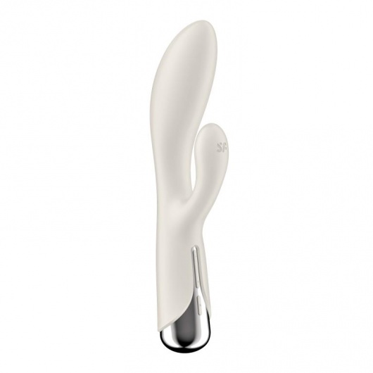 Телесный вибратор-кролик с ротацией Spinning Rabbit 1 - 20 см. - Satisfyer