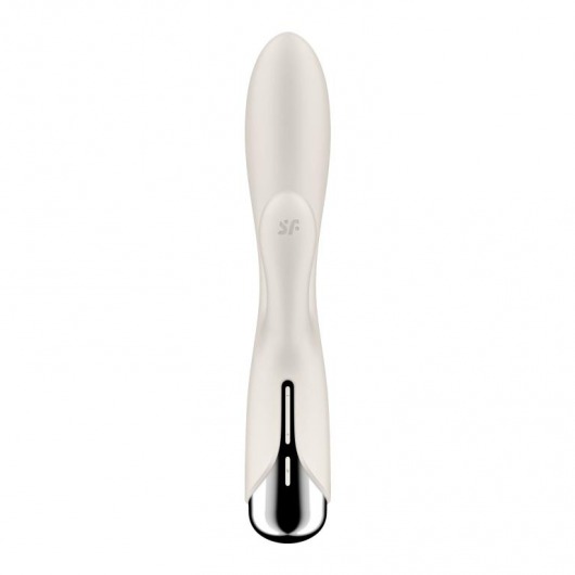 Телесный вибратор-кролик с ротацией Spinning Rabbit 1 - 20 см. - Satisfyer