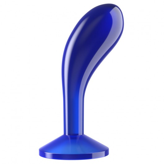 Синяя анальная втулка Flawless Clear Prostate Plug 6.0 - 15 см. - Lovetoy - в Новочебоксарске купить с доставкой