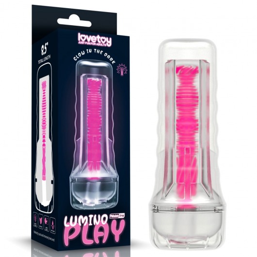 Светящийся в темноте мастурбатор 8.5 Lumino Play Masturbator - Lovetoy - в Новочебоксарске купить с доставкой