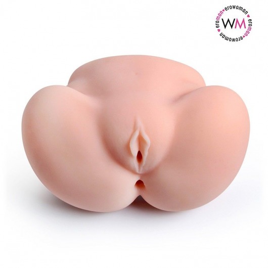 Реалистичный мастурбатор с двумя функциональными отверстиями - Erowoman-Eroman - в Новочебоксарске купить с доставкой