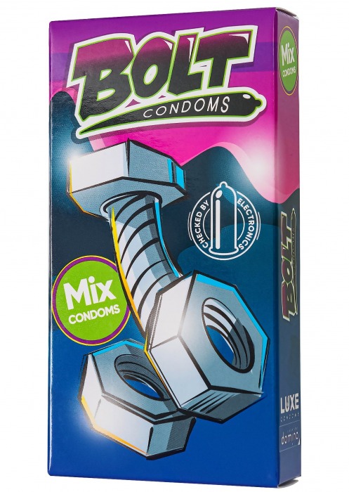 Набор презервативов Bolt Condoms - Luxe - купить с доставкой в Новочебоксарске