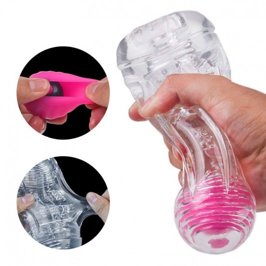 Прозрачный вибромастурбатор Space Capsule-RСT - S-HANDE - в Новочебоксарске купить с доставкой