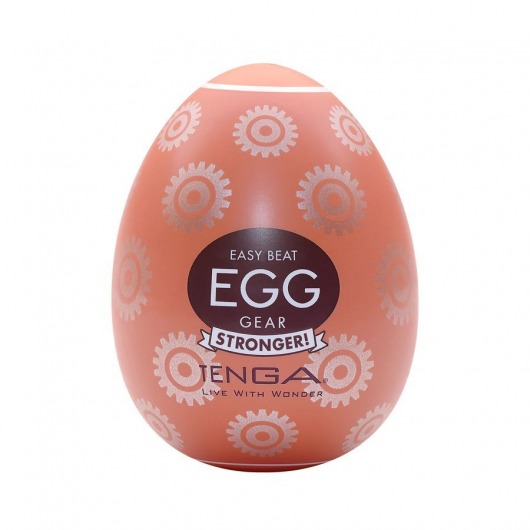 Мастурбатор-яйцо Tenga Egg Gear - Tenga - в Новочебоксарске купить с доставкой