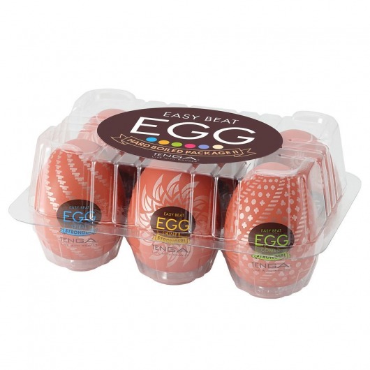 Набор из 6 мастурбаторов-яиц Tenga Egg Variety Pack V - Tenga - в Новочебоксарске купить с доставкой