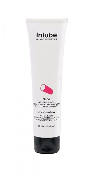 Лубрикант на водной основе Nuei Inlube с алоэ вера и ароматом маршмеллоу -100 мл. - Nuei cosmetics - купить с доставкой в Новочебоксарске
