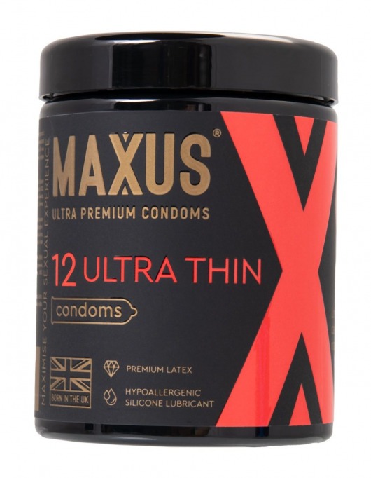 Ультратонкие презервативы MAXUS Ultra Thin - 12 шт. - Maxus - купить с доставкой в Новочебоксарске