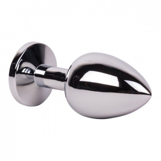 Большой стальной плаг с розовым кристаллом Pink Bubble Gum - 9,5 см. - Erotic Fantasy - купить с доставкой в Новочебоксарске