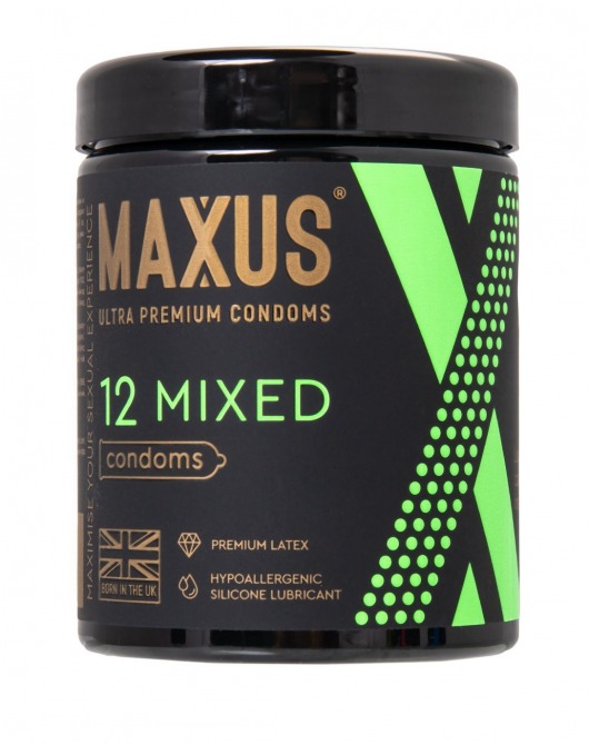 Презервативы MAXUS Mixed - 12 шт. - Maxus - купить с доставкой в Новочебоксарске