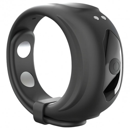 Черное эрекционное виброкольцо Fit Vibe Ring - Dorcel - в Новочебоксарске купить с доставкой