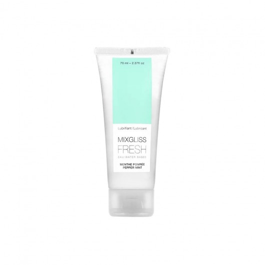 Лубрикант с охлаждающим эффектом Mixgliss Fresh Pepper Mint - 70 мл. - Strap-on-me - купить с доставкой в Новочебоксарске