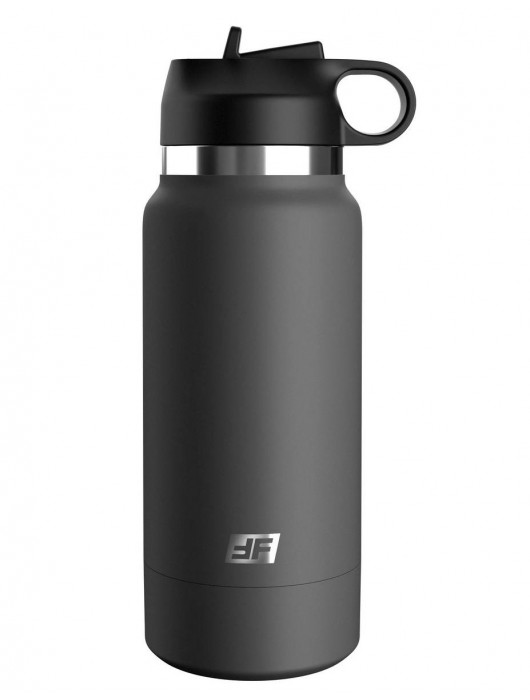 Серый мастурбатор в виде бутылки F*ck Flask - Pipedream - в Новочебоксарске купить с доставкой