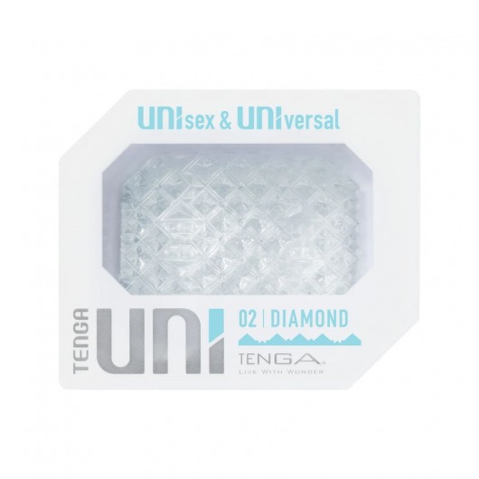 Прозрачный мастурбатор-стимулятор Tenga Uni Diamond - Tenga - в Новочебоксарске купить с доставкой