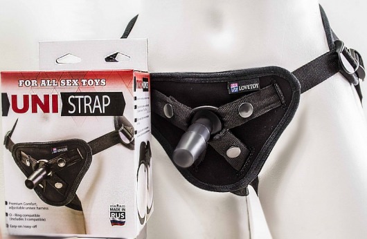 Универсальные трусики Harness UNI strap с корсетом - LOVETOY (А-Полимер) - купить с доставкой в Новочебоксарске