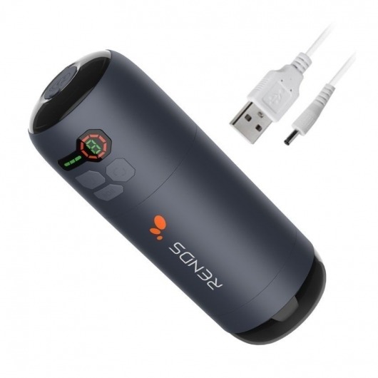 Черный вибромастурбатор Back To The Future - Rends - в Новочебоксарске купить с доставкой