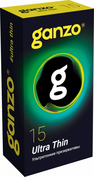 Прозрачные ультратонкие презервативы Ganzo Ultra thin - 15 шт. - Ganzo - купить с доставкой в Новочебоксарске