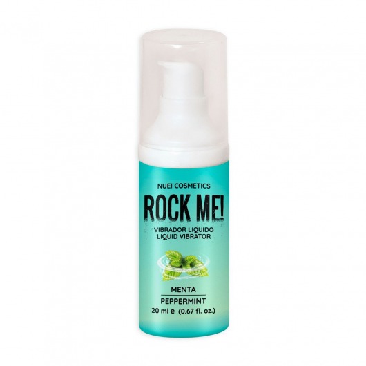 Жидкий вибратор Nuei Rock Me! с ароматом мяты - 20 мл. - Nuei cosmetics - купить с доставкой в Новочебоксарске