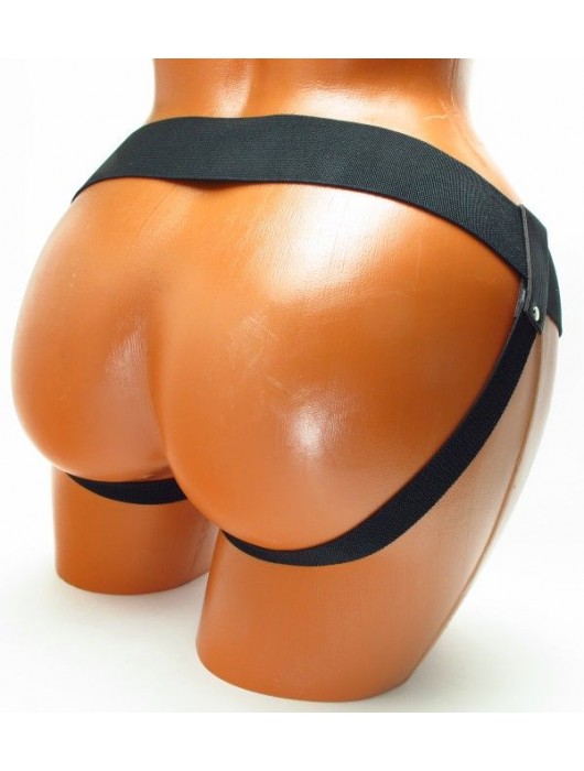Трусики для страпона коричневого цвета - БДСМ Арсенал - купить с доставкой в Новочебоксарске