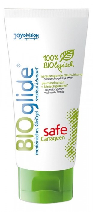 Гель-лубрикант на водной основе BIOglide safe Carrageen - 100 мл. - Joy Division - купить с доставкой в Новочебоксарске