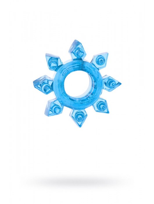 Голубая гелевая насадка-звезда - Toyfa Basic - в Новочебоксарске купить с доставкой