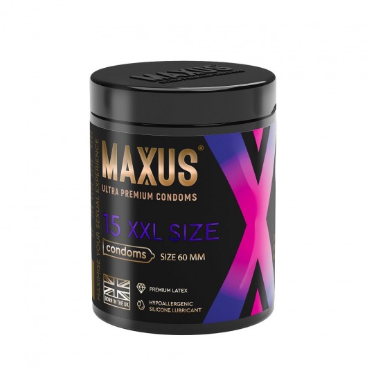 Презервативы увеличенного размера Maxus XXL - 15 шт. - Maxus - купить с доставкой в Новочебоксарске