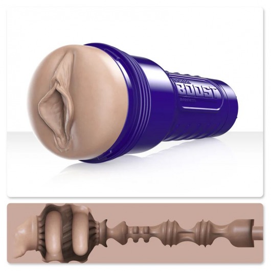 Телесный мастурбатор-вагина Fleshlight Boost Bang - Fleshlight - в Новочебоксарске купить с доставкой