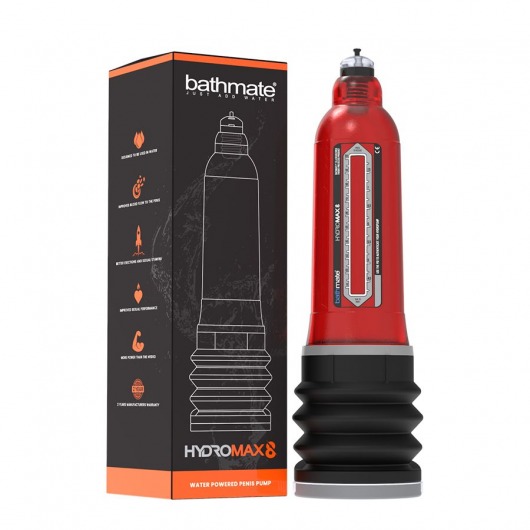 Красная гидропомпа Bathmate HydroMAX8 - Bathmate - в Новочебоксарске купить с доставкой