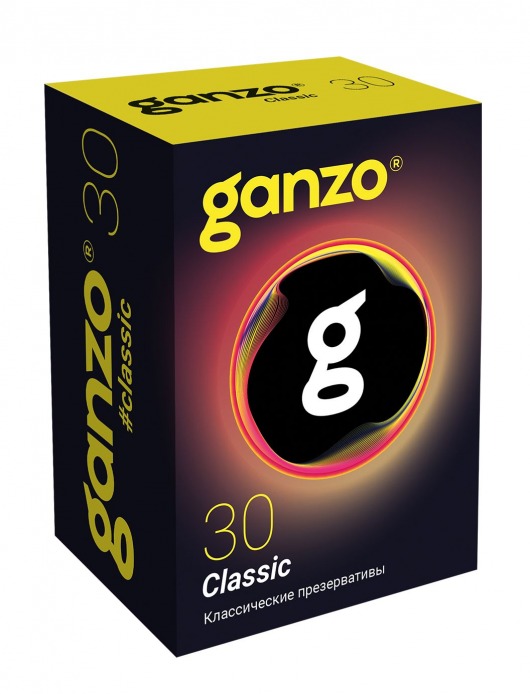 Классические презервативы с обильной смазкой Ganzo Classic - 30 шт. - Ganzo - купить с доставкой в Новочебоксарске