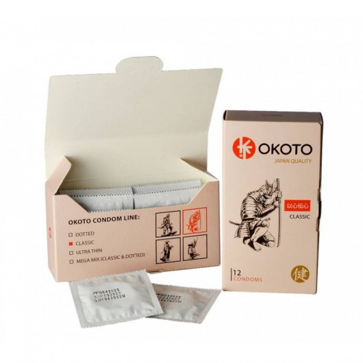Презервативы OKOTO Classic - 12 шт. - Sitabella - купить с доставкой в Новочебоксарске