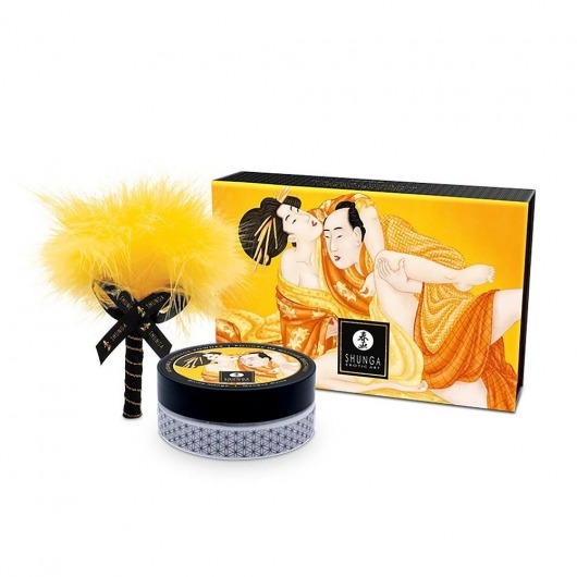 Массажная пудра с ароматом манго Luscious Mango - Shunga - купить с доставкой в Новочебоксарске