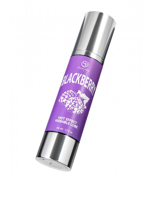 Массажное масло 2-в-1 Blackberry Hot Effect с разогревающим эффектом и вкусом ежевики - 50 мл. - Secret Play - купить с доставкой в Новочебоксарске
