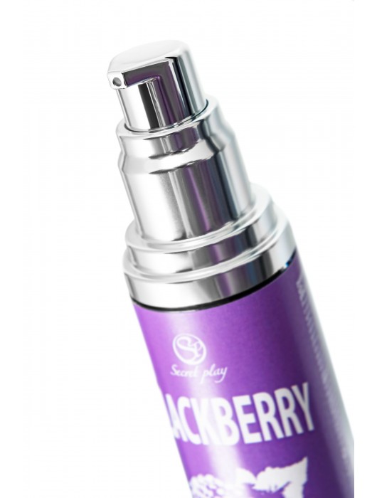 Массажное масло 2-в-1 Blackberry Hot Effect с разогревающим эффектом и вкусом ежевики - 50 мл. - Secret Play - купить с доставкой в Новочебоксарске