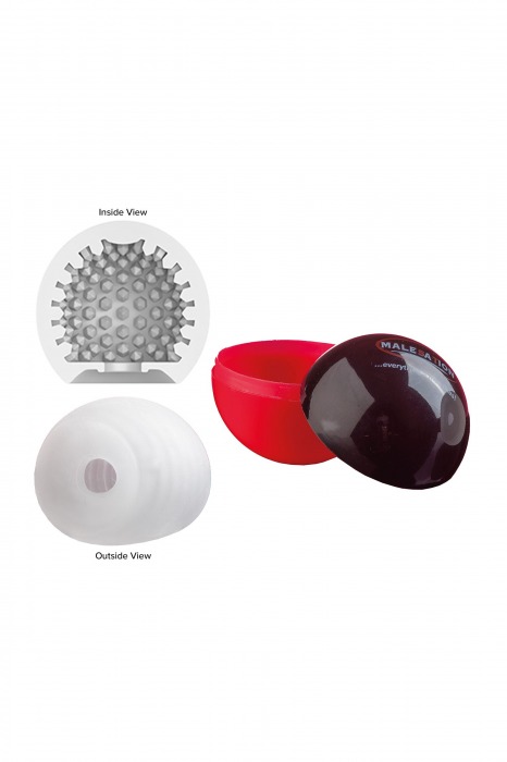 Белый мастурбатор-шар Lucky Ball Type 2 - MALESATION - в Новочебоксарске купить с доставкой