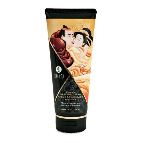 Массажный крем для тела с ароматом миндаля Almond Sweetness - 200 мл. - Shunga - купить с доставкой в Новочебоксарске