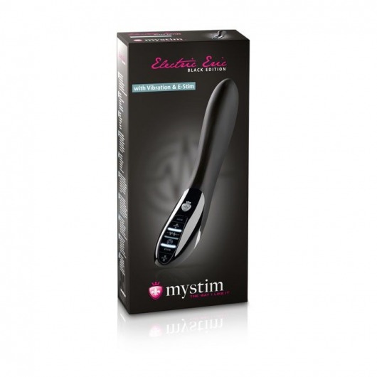 Черный вибратор с миостимуляцией Mystim Electric Eric Black Edition - 27 см. - MyStim - купить с доставкой в Новочебоксарске