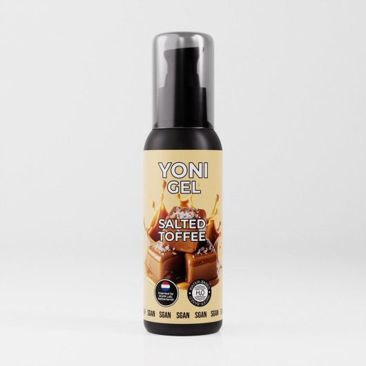 Лубрикант для орального секса SGAN со вкусом солёной карамели - 100 мл. - SGAN - купить с доставкой в Новочебоксарске