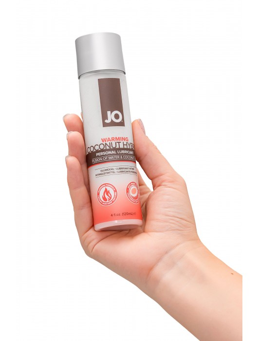 Водно-масляный лубрикант с разогревающим эффектом Hybrid Lubricant WARMING - 120 мл. - System JO - купить с доставкой в Новочебоксарске