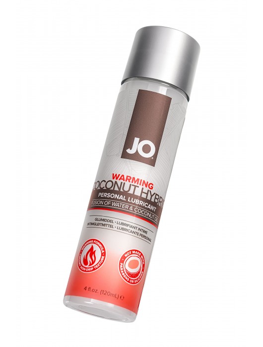 Водно-масляный лубрикант с разогревающим эффектом Hybrid Lubricant WARMING - 120 мл. - System JO - купить с доставкой в Новочебоксарске