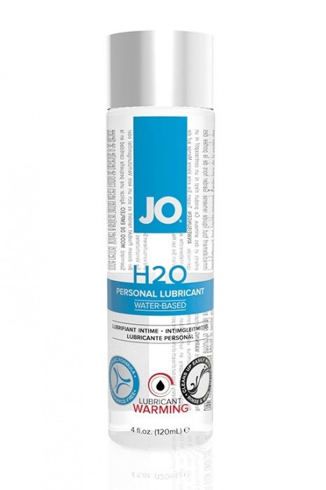 Возбуждающий лубрикант на водной основе JO Personal Lubricant H2O Warming - 120 мл. - System JO - купить с доставкой в Новочебоксарске
