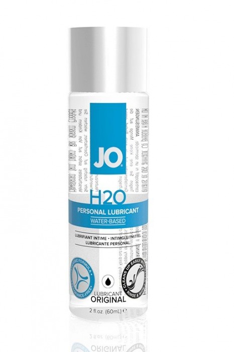 Нейтральный лубрикант на водной основе JO Personal Lubricant H2O - 60 мл. - System JO - купить с доставкой в Новочебоксарске