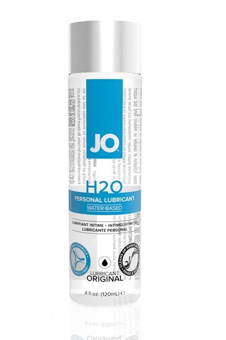 Нейтральный лубрикант на водной основе JO Personal Lubricant H2O - 120 мл. - System JO - купить с доставкой в Новочебоксарске