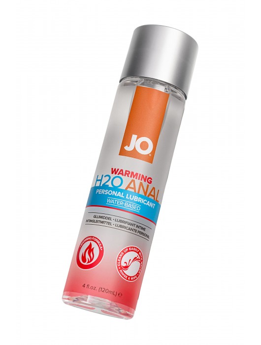 Анальный согревающий лубрикант на водной основе JO Anal H2O Warming - 120 мл. - System JO - купить с доставкой в Новочебоксарске