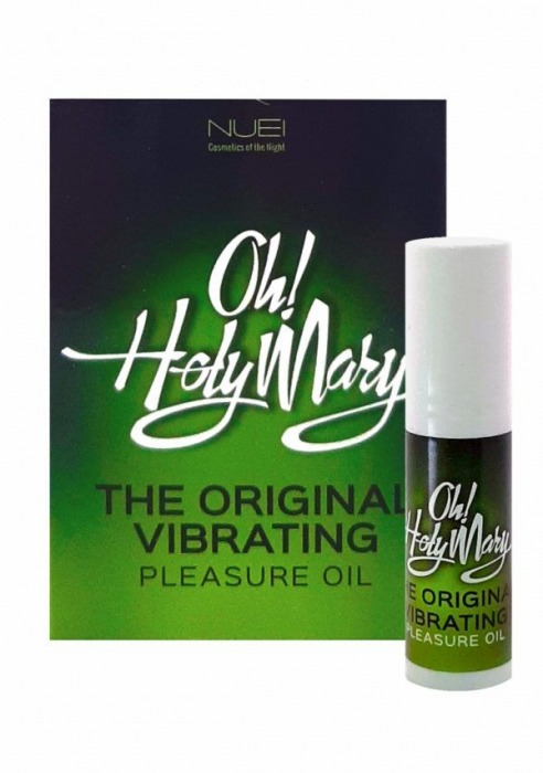 Масло унисекс с эффектом вибрации Oh! Holy Mary - 6 мл. - Nuei cosmetics - купить с доставкой в Новочебоксарске