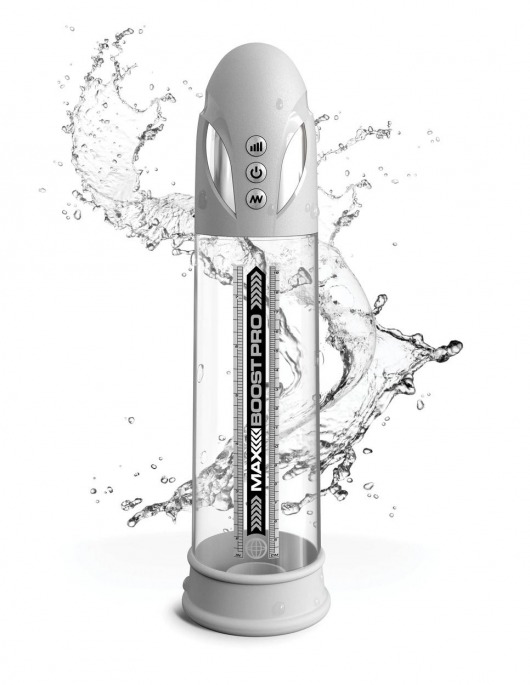 Белая вакуумная автоматическая помпа Max Boost Pro Flow - Pipedream - в Новочебоксарске купить с доставкой