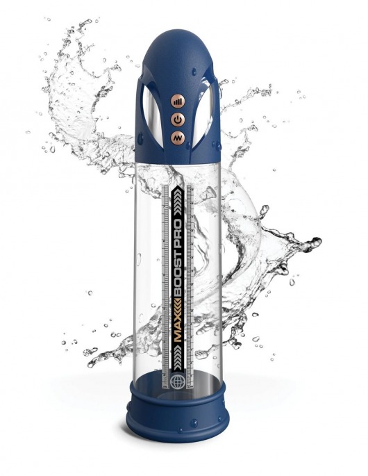 Синяя вакуумная автоматическая помпа Max Boost Pro Flow - Pipedream - в Новочебоксарске купить с доставкой