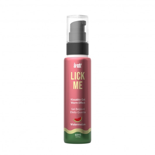 Гель Lick Me с согревающим эффектом и ароматом арбуза - 50 мл. - INTT - купить с доставкой в Новочебоксарске