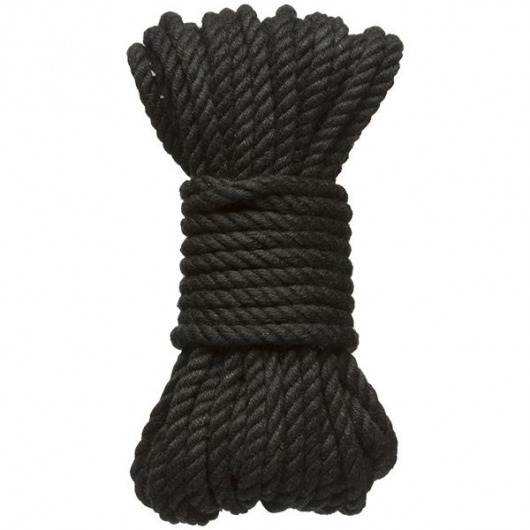 Черная верёвка для связывания и фиксации Bind Tie - 9,14 м. - Doc Johnson - купить с доставкой в Новочебоксарске